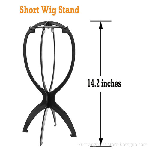 Profession cheap plastic wig stand display wig holder for long hair